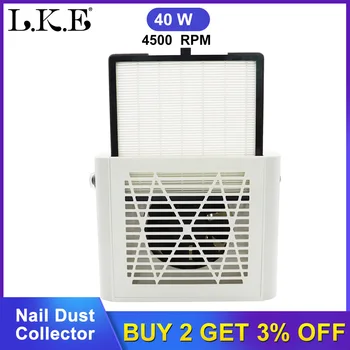 

Nails Manicure Machine Nail Dust Collector 40W Nail Art Manicure Tools Equipment Nail Art Vacuum Cleaner Manicure Machine
