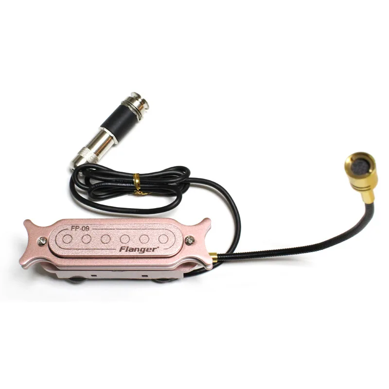 

Flanger Flageboiler FP-09 ka kong Playing Board Vibration Pickup Sound Hole Free Opening Folk Music Acoustic Guitar Vibration Pi