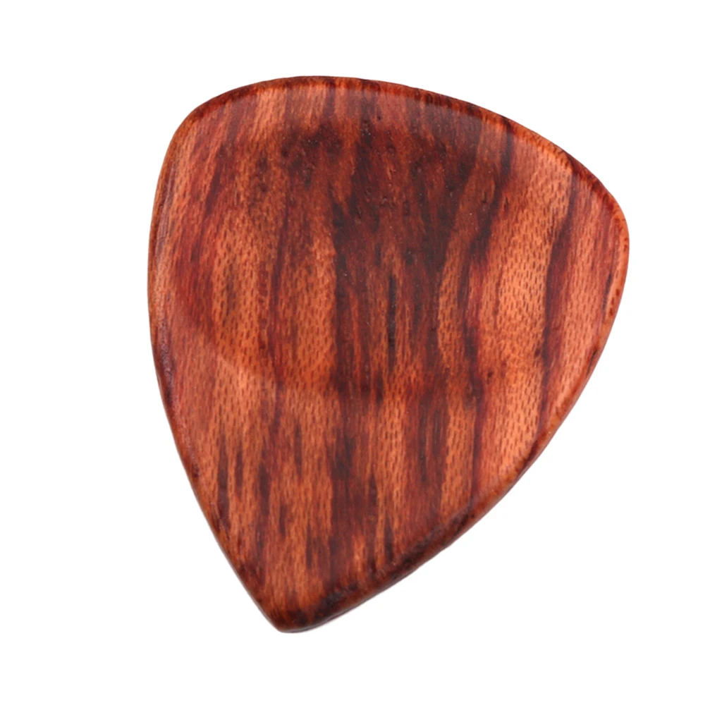 Rosewood Wooden Guitar Picks Kit For Bass, Electric & Acoustic Guitars
