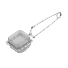 Квадратная ручка чай утечка чай пряный кофе из нержавеющей стали чайный набор чайная ложка чайный набор кухонный Чайный фильтр чайный инструмент