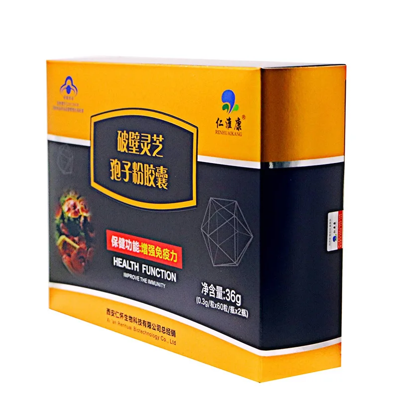 Renhuaikang Reishi Shell broken Spore Powder Capsule продукты здравоохранения для среднего и пожилого