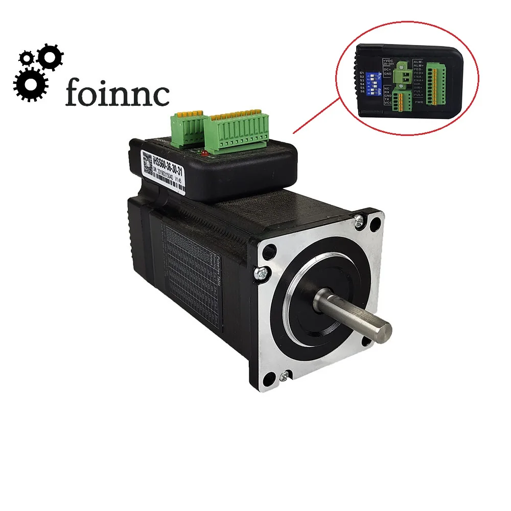 

2-phase 60 Integrated Closed-loop Stepper Motor Nema24 3NM 24-50VDC Hybrid Servo iHSS60-36-30-31