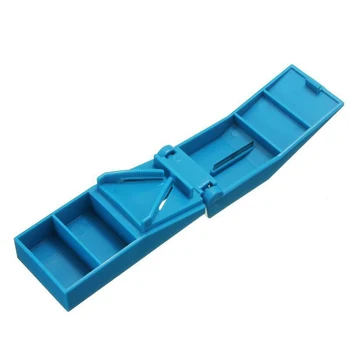 

Small Tablet Pill Splitter Cutter Quarter Compartment Box Storage Case Medicine Drug Organizer Container 4 Colors