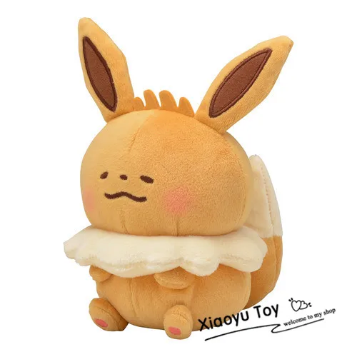 1 шт. в версии Kawaii Аниме Пикачу Eevee милые плюшевые игрушки мультфильм набивная Мягкая кукла милый подарок для девочки дети подарки на день рождения