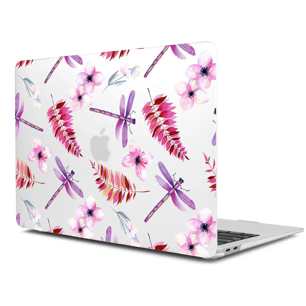 X057 Чехол для ноутбука Apple MacBook Air Pro Retina 11 12 13 15 Mac book 13,3 дюймов с Touch Bar книги по искусству листьев печатных Жесткий сумка - Цвет: X057