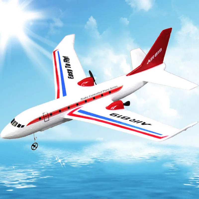 FX-819 2,4G 2CH RC Дрон 400 мм размах крыльев легкий EPP DIY RC Самолет Gl1Der самолет авиалайнер пассажирский самолет TF детские игрушки