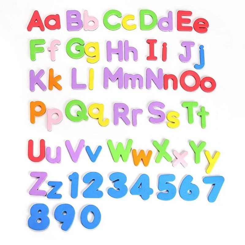 Fridge Magnet 26 Alphabet Letters Toddlers Kids Learning Spelling Educational Toys Fridge Magnet Button Message Sticker 5