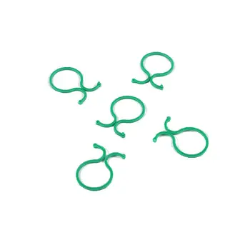 

100pcs Garden Vegetable Plant Support Link Clip Twist Ring Gardening Greenhouse Supplies