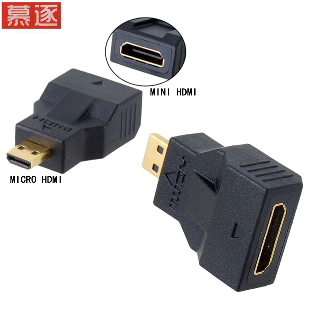 Micro HDMI transit Mini Женский адаптер micro HD 1 шт. 2 5 шт.|Компьютерные кабели и разъемы| |