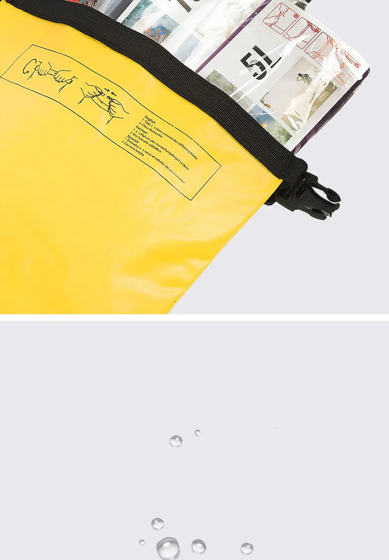 2L-30L Bucket Outdoors Waterproof Backpack Bag Portable Rafting Diving Dry Bag Sack PVC Swimming Bags for River Trekking 2L-30L Bucket Outdoors Waterproof Backpack Bag Portable Rafting Diving Dry Bag Sack PVC Swimming Bags for River Trekking