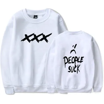 

Xxxtentacion Hoodies Men Women 2019 Spring New Printed Sweatshirts Men Pullover O-Neck Sweatshirt Hip Hop Jacket 4XL