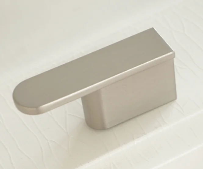 knob 3,7" 5" 7,5" 12,6" дверные ручки из цинкового сплава, ручки для ящиков из матовой никелевой стали, ручки для ящиков, ручки для шкафа Wordrobe 96 128 192 320 мм - Цвет: knob