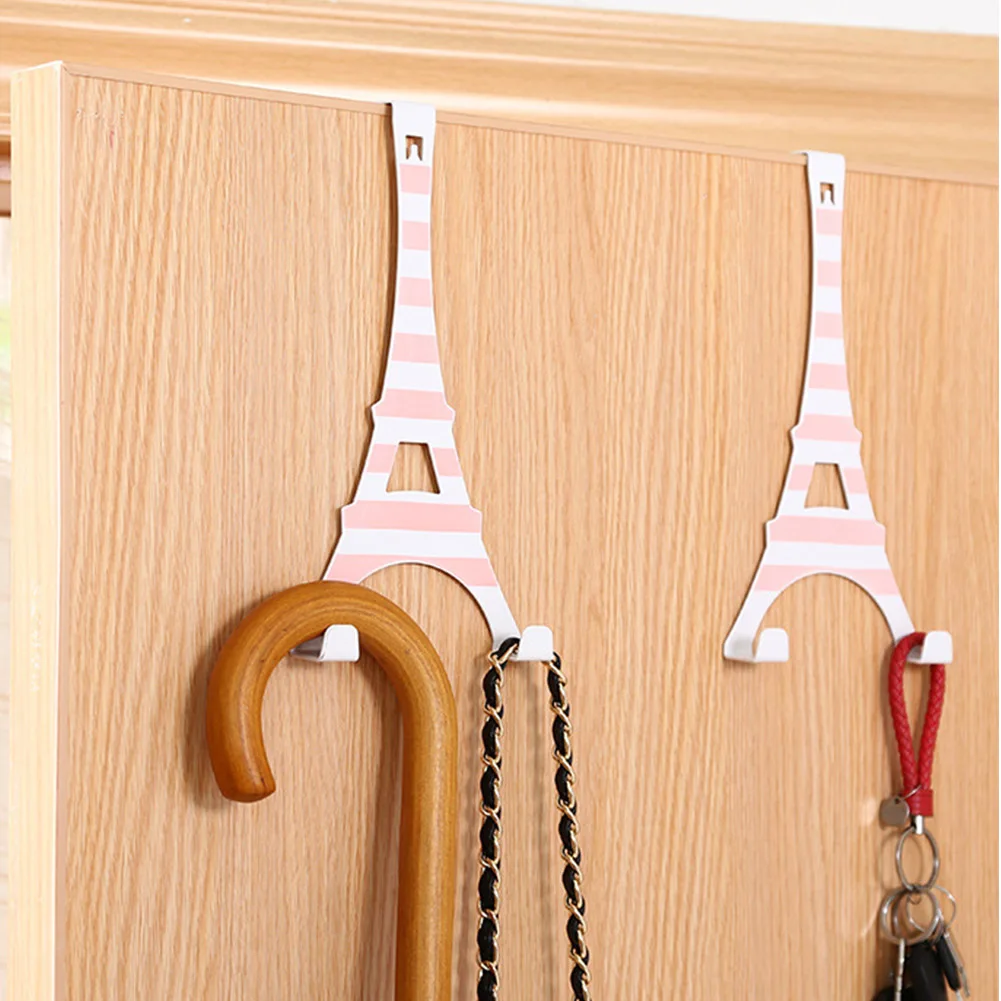 Holder Screw Free Hat Bathroom Tower Shape Towel Hanging Decorative Rack Door Hooks Right Angle Clothes Bag Home Bedroom