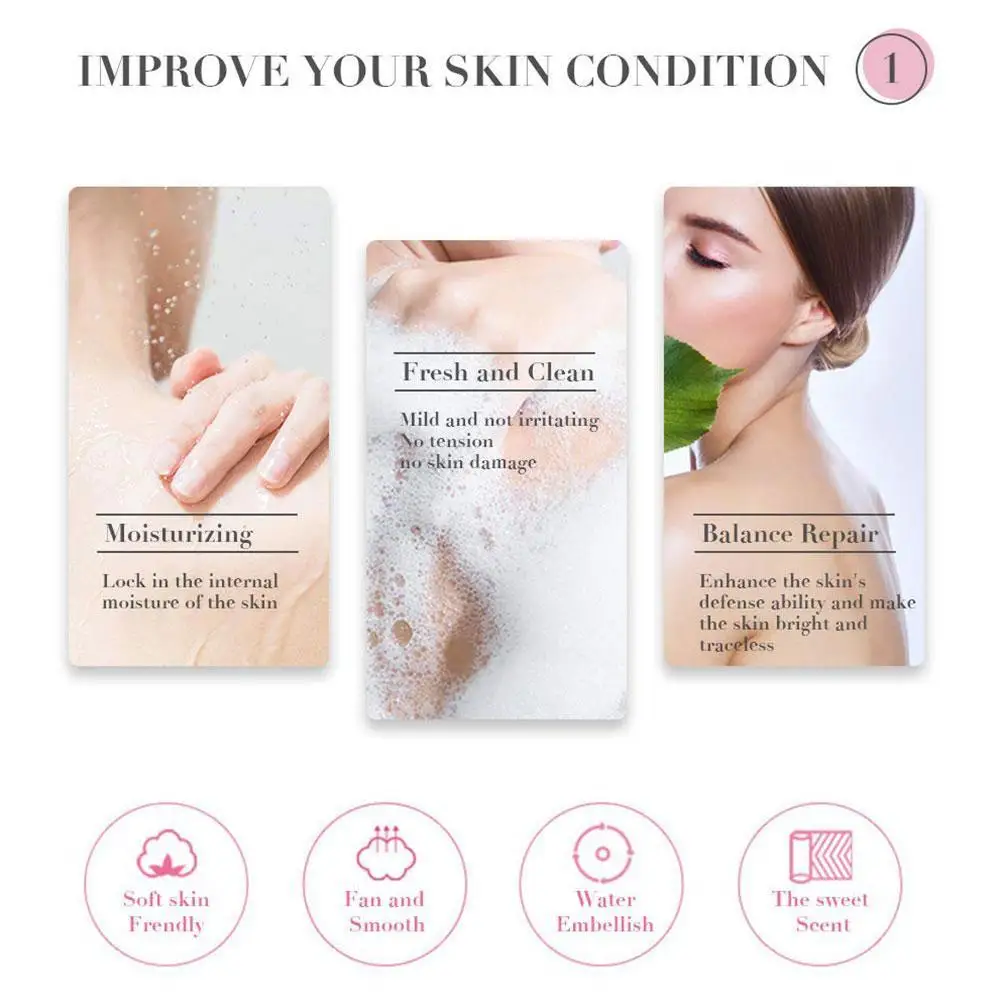 

Soap Handmade Essential Oil Soap Moisturizing Bath Spa Ball Salt Bombs Cleaner Body Bubble Soap Shower Q5V2
