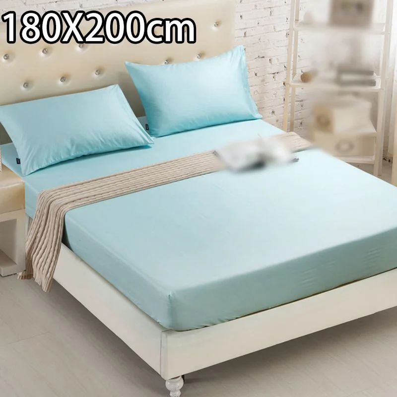 Queen King size простыни постельные принадлежности удобные Чехлы сплошной цвет полностью подогнаны