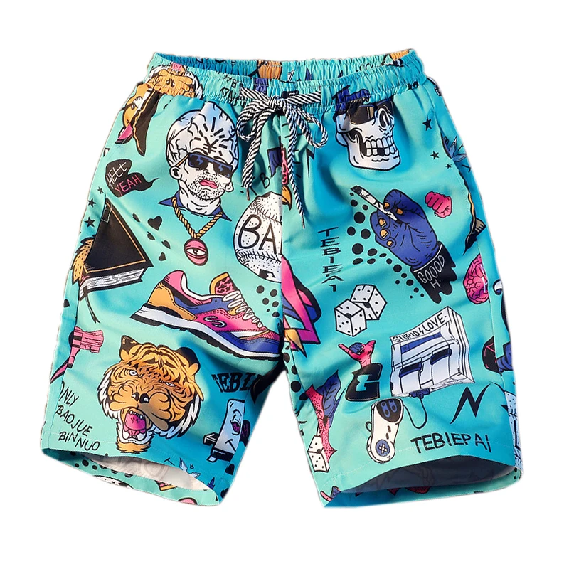 Pantalones cortos deportivos con cordón para hombre, ropa de playa, estampado de camuflaje, secado rápido, 16 estilos, novedad de verano, 2020