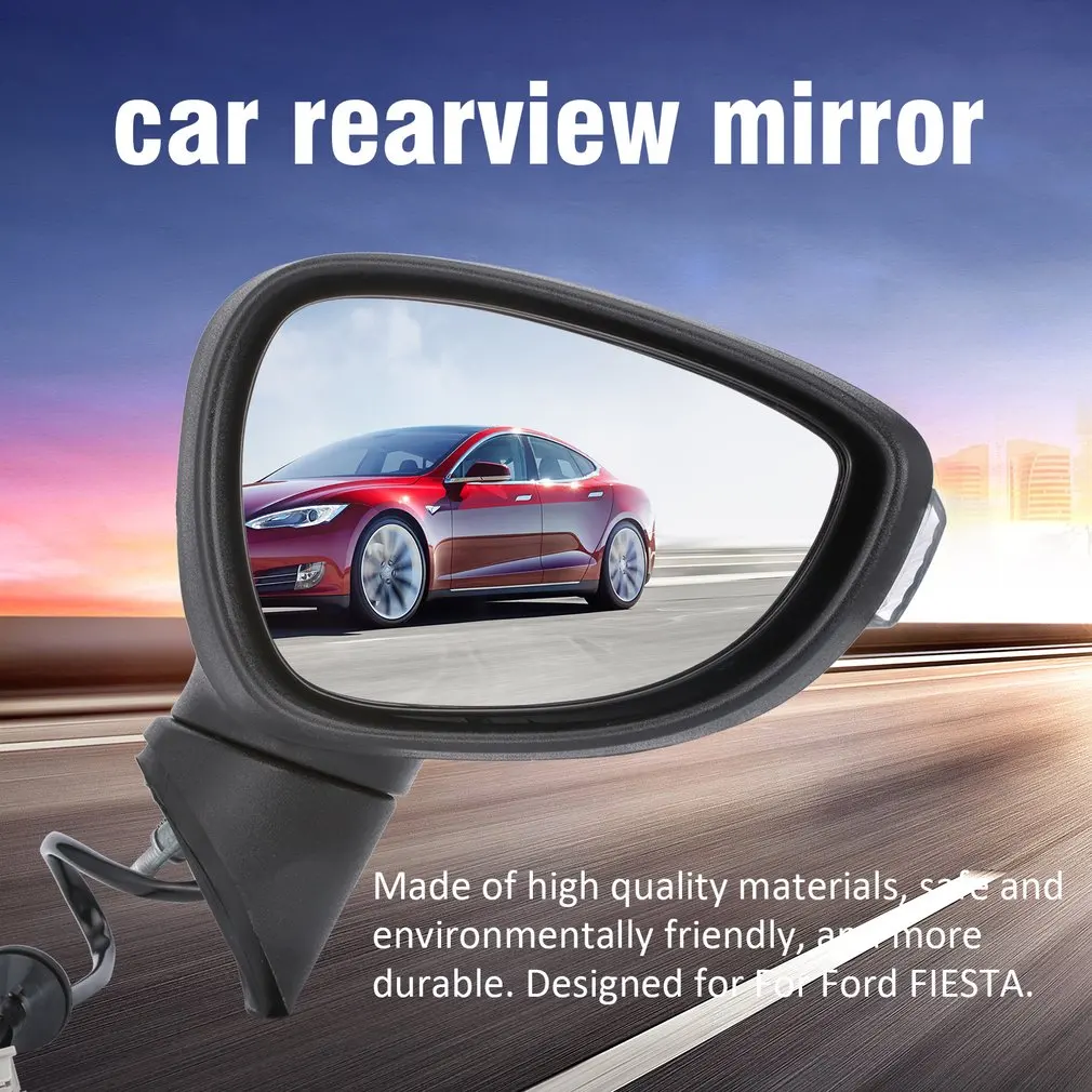 Новое для Ford Fiesta левое/правое пассажирское боковое электрическое зеркало двери