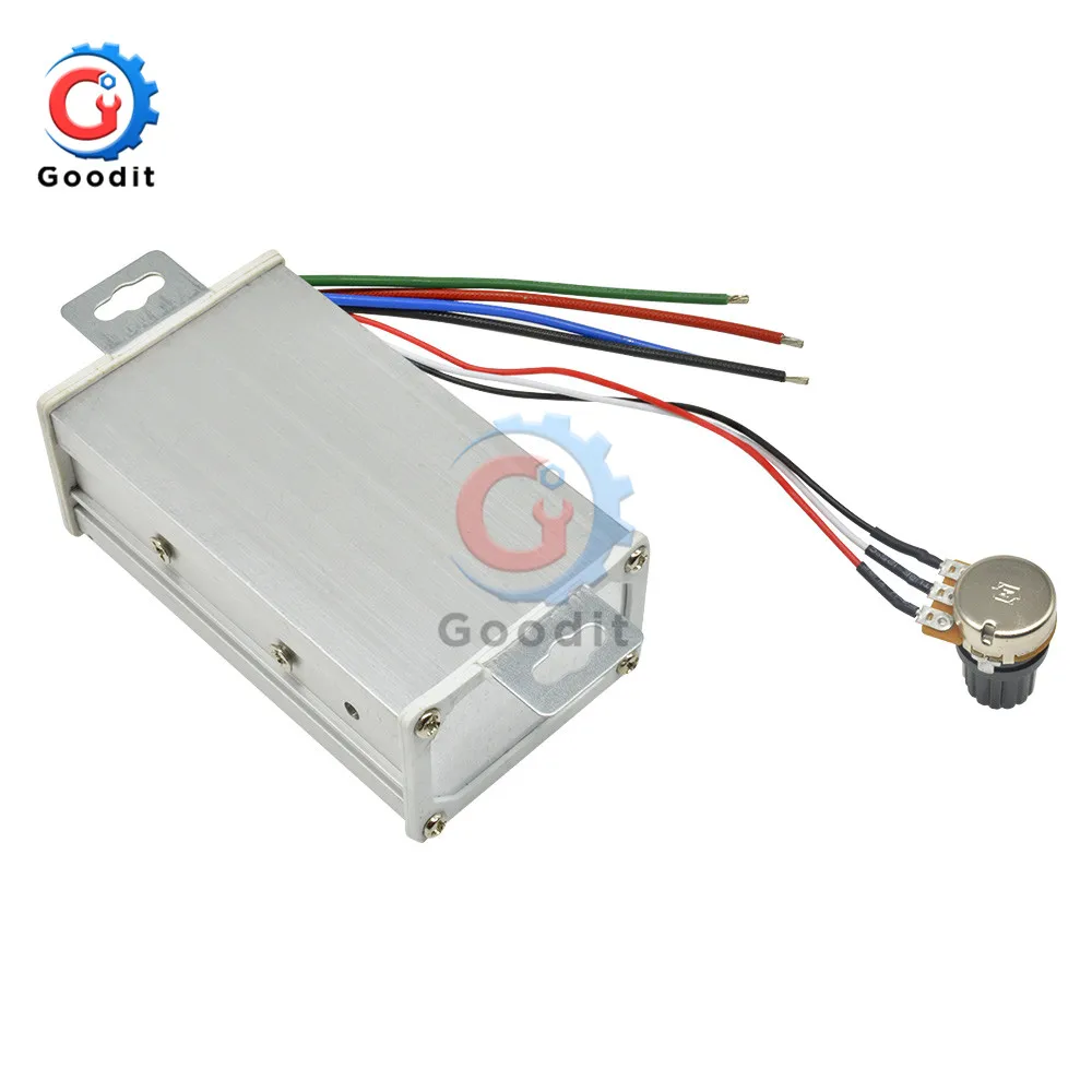 DC9-60V 9-60V PWM DC Motor Speed Controller Stepless 12V 24V 60V MAX 20A Pulse Width Modulator Motor Speed Regulator Switch dc motor speed controller motor speed controller electric motor speed controller
