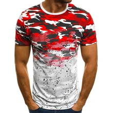  Gray Camouflage T-shirt Men Camo Tshirt 3D Printed T-shirts Fashion Short Sleeve high quality design t shirt Hip Hop Top Tees 