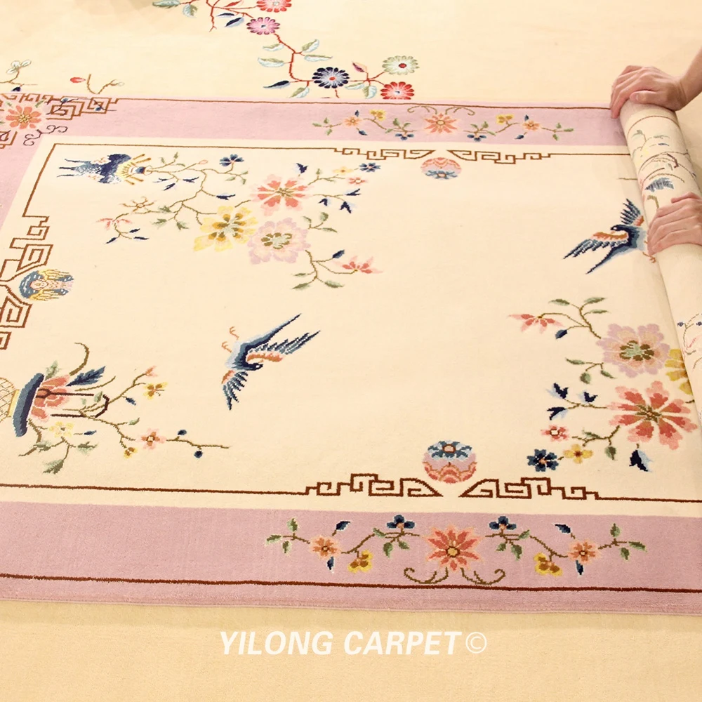 YILONG 4 'x 6' Цветочная фотография и птица китайское искусство Украшение