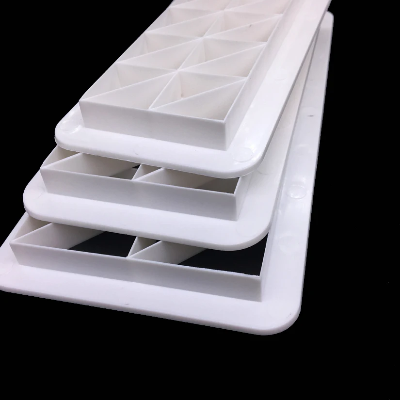 3 teile/satz Geometrische Figur Kunststoff Kuchen Dekorieren Cutter Keks Schneider Sechseck Form Fondant Kuchen Form Werkzeuge – Detail 12