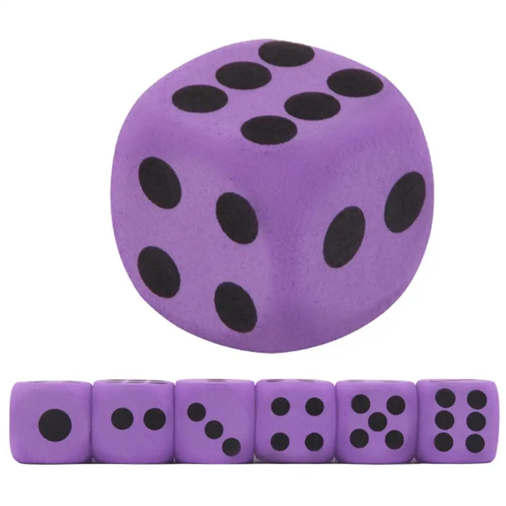 

Foam Dice EVA Foam Material Children's Toys Indoor Or Outdoor Activity Toys Waterproof Large Tweezers 3.8CM Game Dice