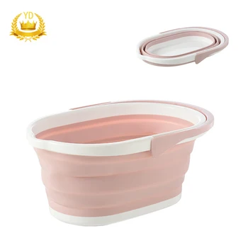 

Foldable Mop Bucket Collapsible Wash Basin Home Water Bucket