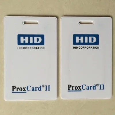 Перезаписываемые RFID H ID толстый чистый белый карты 125 кГц HID PROX II раскладушка кард 1