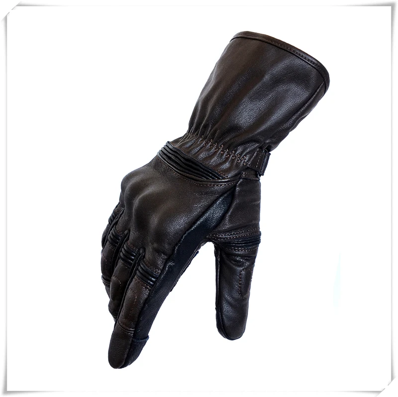 Мотоциклетные кожаные перчатки Touch Goatskin длинные манжеты полный палец GP PRO легкая Автомобильная перчатка мотопробег, гонки Гонки; Велоспорт