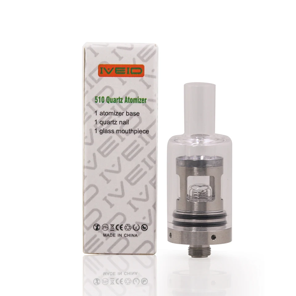 Original Veeape Quarta Glowcore Atomizer Tank Wax Quartz Boiler Core Heating Dry Herb Vaporizer For 510 Thread 15-40w Mod (2)