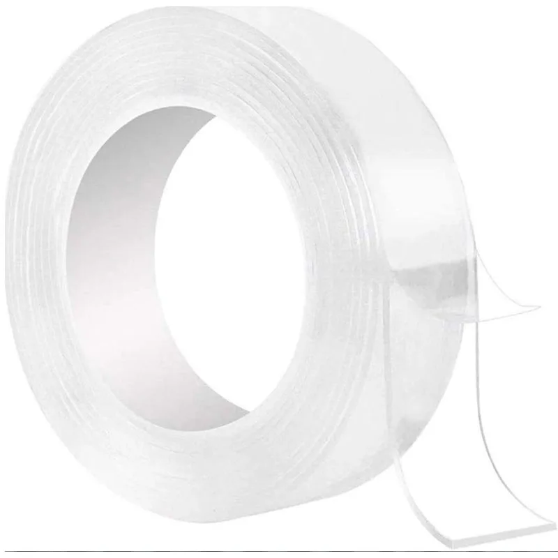Nano Band Doppelseitige Transparent NoTrace Wiederverwendbare Wasserdicht Klebeband Aufkleber Abreinigbare Home Garten Gekkotape