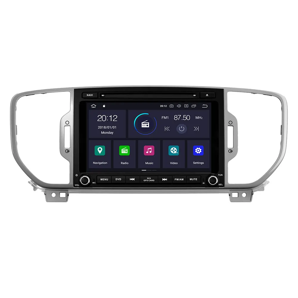 PX6 DSP Android 9,0 автомобильный Радио Мультимедиа DVD видео плеер gps для KIA Sportage 4 gps Navi карта головное устройство