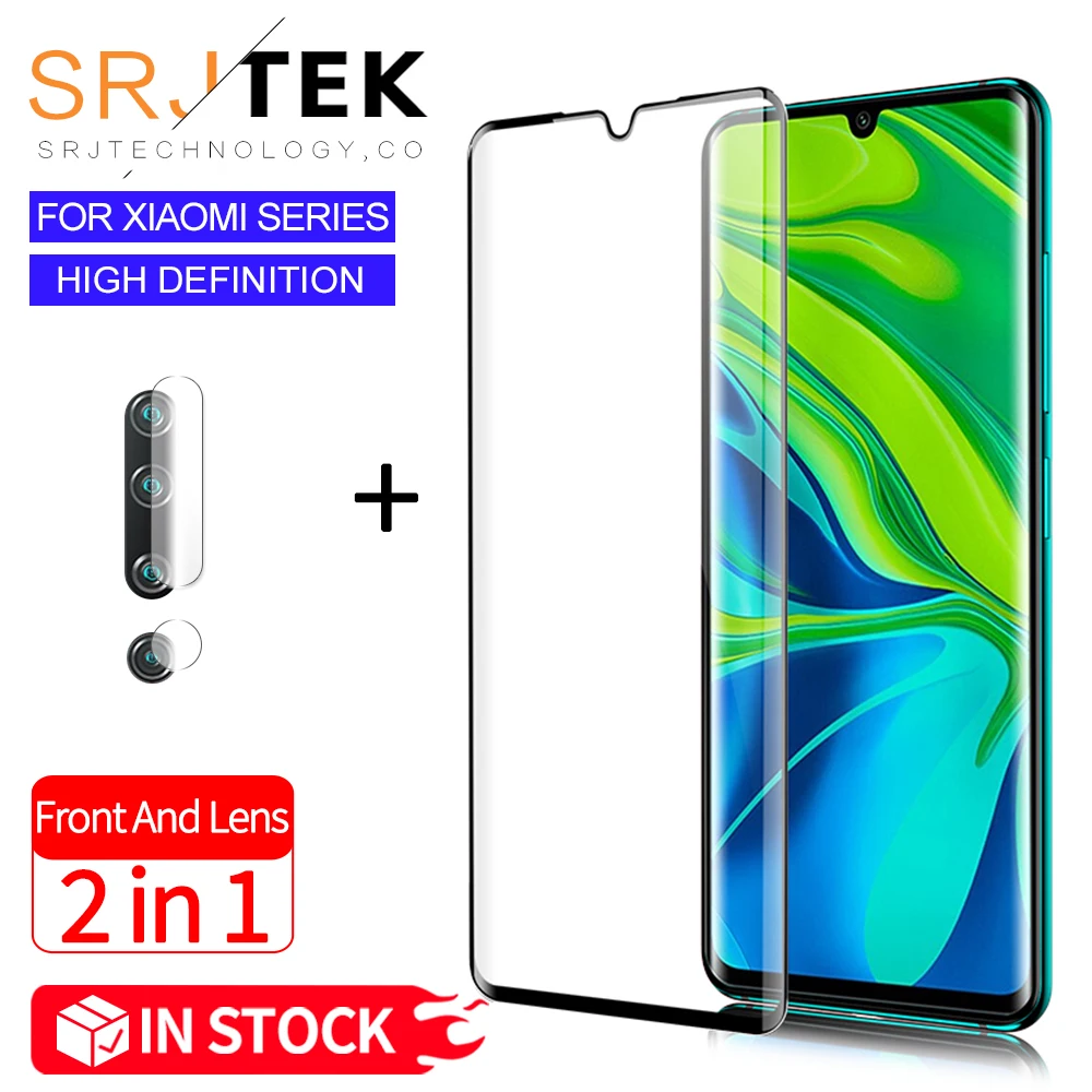 

2-in-1 Camera Glass For Xiaomi Mi Note 10 Pro Tempered Glass Lens Protective Glass For Xiaomi Mi Note 10 Glass Screen Protector