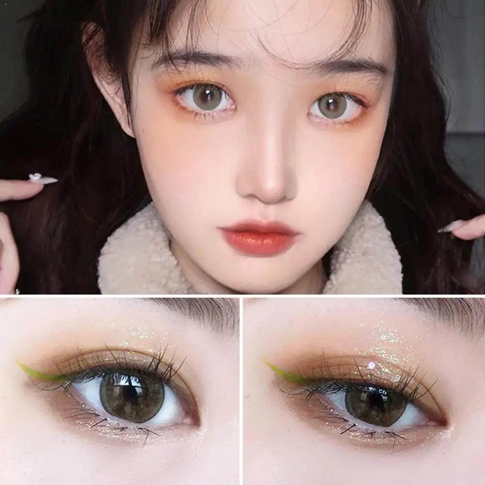 

Colorful Glitter Neon Eyeshadow Pallete Cosmetic Makeup Eye Pigment High Shadow Waterproof Pallete 9 Colors Eyeshadow Q0A6