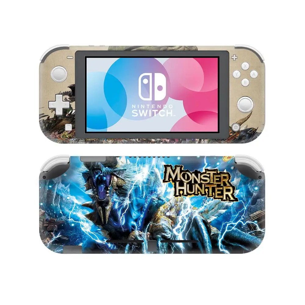 Monster Hunter наклейка на кожу для nintendo Switch Lite консоль и контроллер переключатель Lite Мини-Протектор виниловая наклейка на кожу - Цвет: YSNSL0199