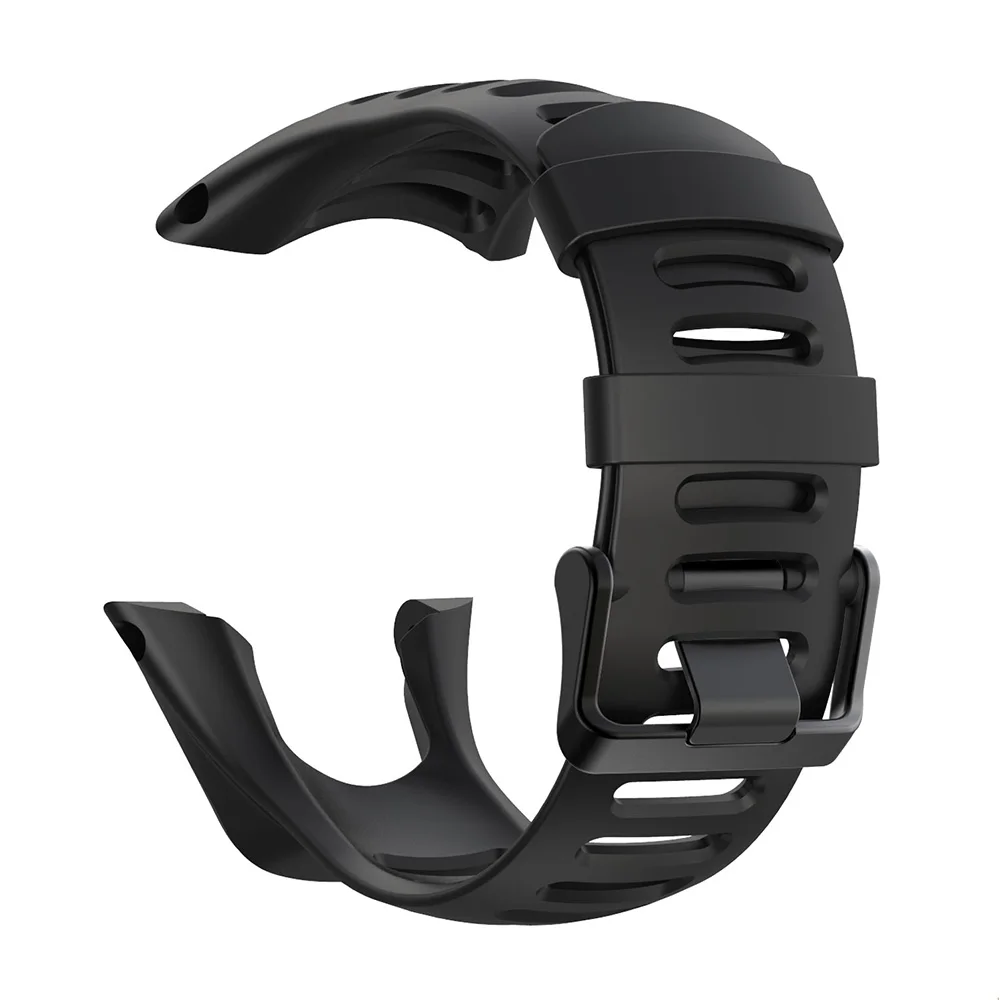 Ремешок для SUUNTO Ambit 1 2 3 2R 2S 24 мм Мужские часы резиновый браслет ремень с винтами и отверткой аксессуары для часов