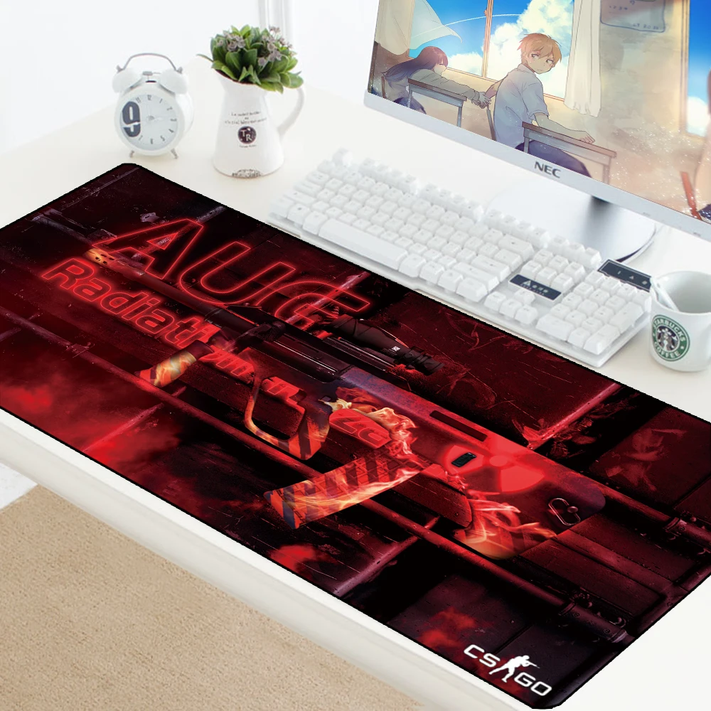 CS GO игровой Мышь Большой Коврик Non-slip клавиатура Мышь коврики Hyper Beast AWP подарок парню, оверлок края большой XL игровой Мышь Pad