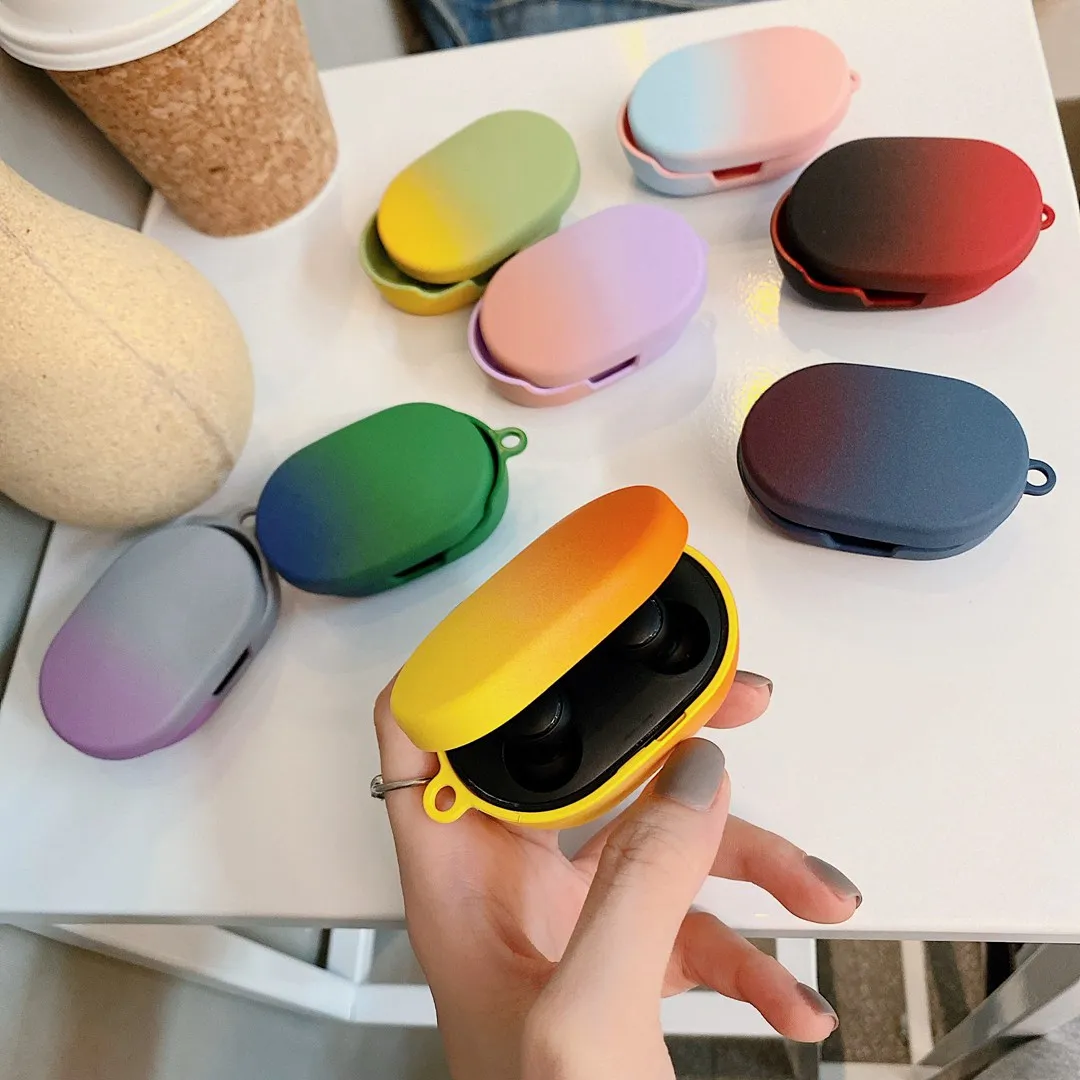Чехол для xiaomi airdots 2 tws Redmi Airdots s роскошный градиентный чехол наушников AirDots