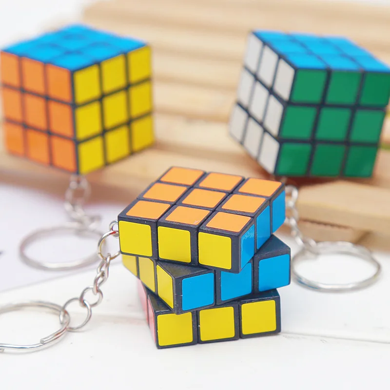 Детский Интеллектуальный магический куб 3x3x3 игрушка-пазл игрушка брелок для