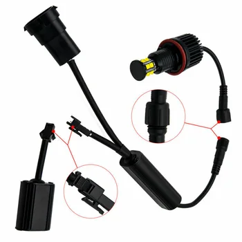 

Aluminum Alloy Angel Eye Lights 6000K For BMW 1 Series E82 E87 E88 2008-2012 Replacement Car