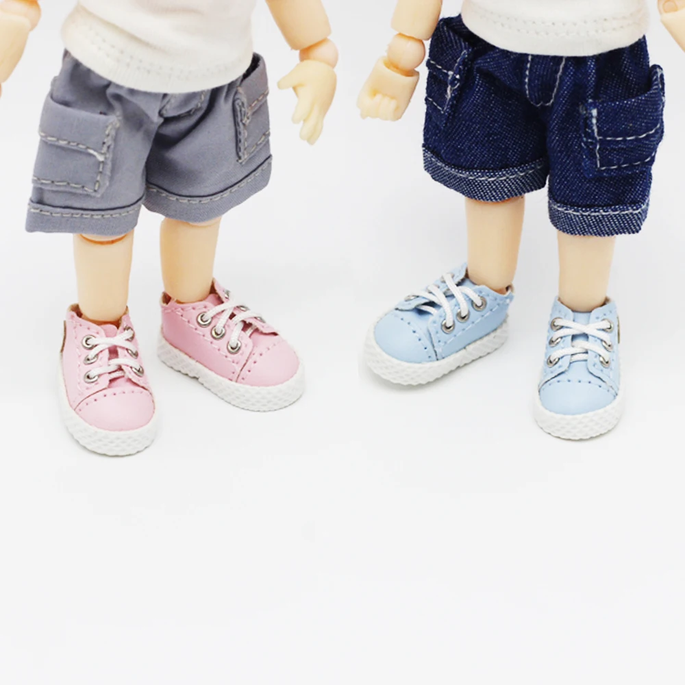 Doll clothes accessories short overalls pants for ob11 obitsu11 molly 1/12 bjd Doll jeans OB11