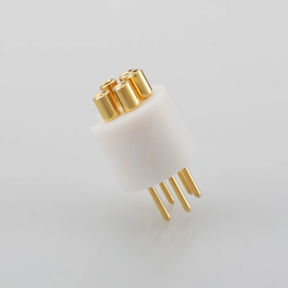Viborg-tomada Revestida a Ouro Lp107 g Conector Macho de Pinos Grelha Giratória em Cobre Puro - Image 5
