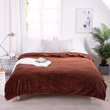 

Super Soft Smooth Throw Blanket Flannel Fleece Anti-Pilling Blankets Winter Warm Bed Linen For Sofa Bedroom Decoration Bedspread
