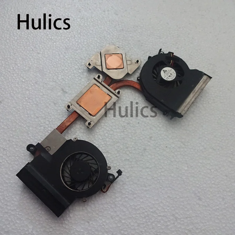 Hulics ноутбук радиатор ЦП вентилятор охлаждения для HP Envy 14 до 14 ти лет 14-1000 14T-1200 Охлаждающий радиатор с вентилятором 608378-001 аккумулятор большой емкости
