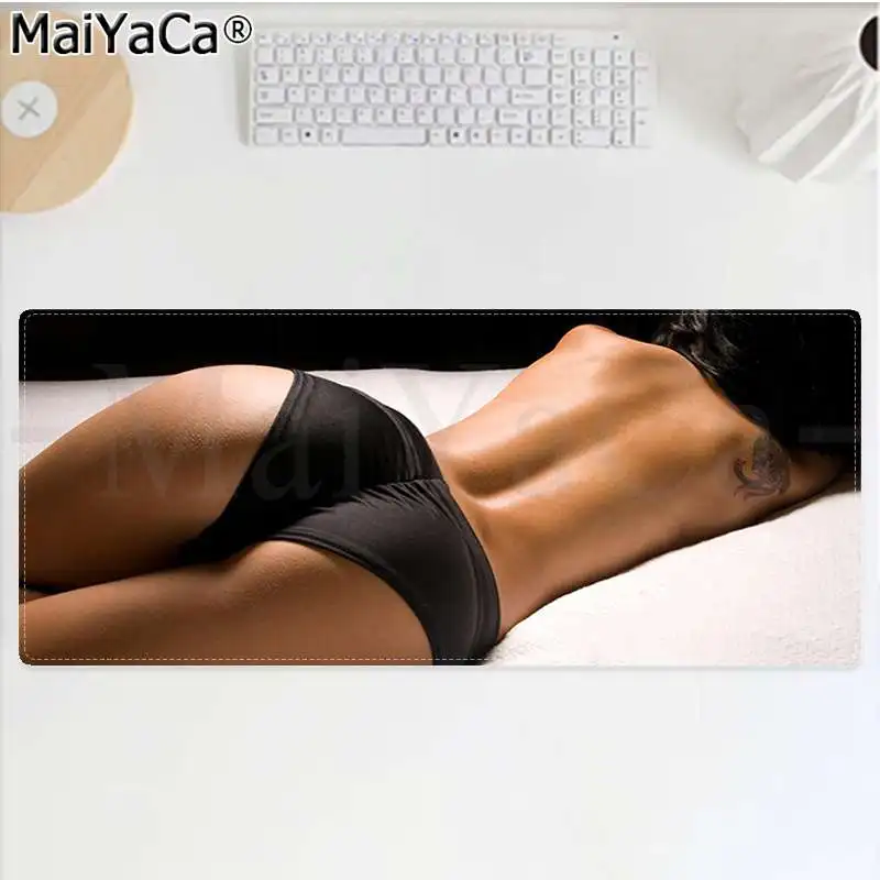 Lock Edge 30x80cm MaiYaCa сексуальный коврик для мыши с запирающимся краем для девушек, резиновый компьютерный игровой коврик для мыши - Цвет: Lock Edge 30x80cm