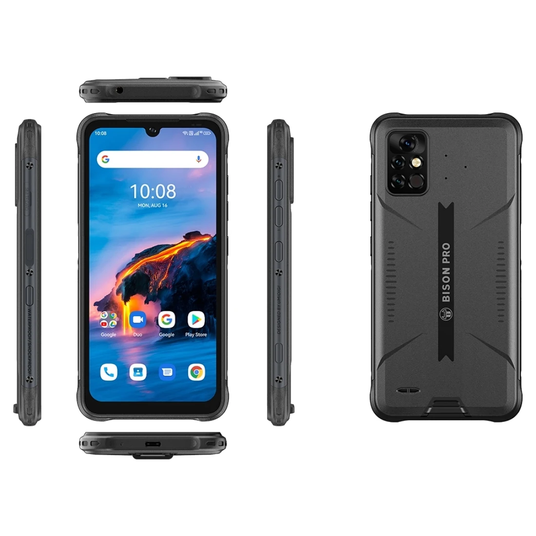 ddr5 ram UMIDIGI BISON Pro Global Version IP68 Waterproof 4G Mobile Phone 6.3' 128GB 48MP Camera 5000mAh NFC Face Unlock Smartphone UMIDIGI BISON Pro 8gb ram