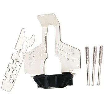 

5pcs/set Chainsaw Sharpening Attachment Rotary Tool Accessory Kit Chain Saw Attachment Sharpener Guide Drill Adapter Head Ruler