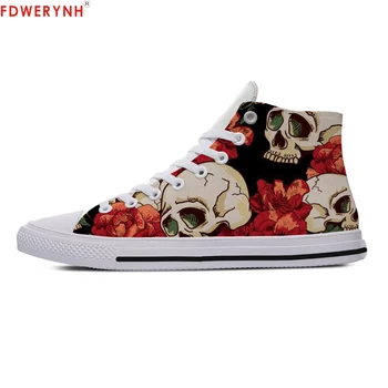 

Man Casual Shoes Skull Hip Hop Lightweight Breathable Zapatillas Couple Footwear Unisex Zapatos Hombre