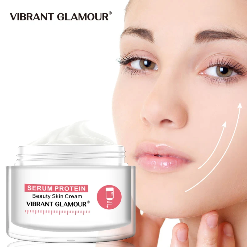 

VIBRANT GLAMOUR Serum Protein Repair Face Cream Anti-Wrinkle Reduce Red Blood Anti-allergy Deep Hydration Moisturizing Skin Care