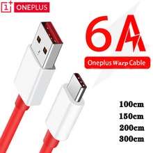 Oneplus 8 8pro 7T 7 Pro 6T 6 5T 5 URDIDURA Cabo de Carga 100 centímetros 150 centímetros 200 centímetros 300 centímetros 6A Carregamento De Arame Para Um Mais 1 + Cabo Adaptador Cabel